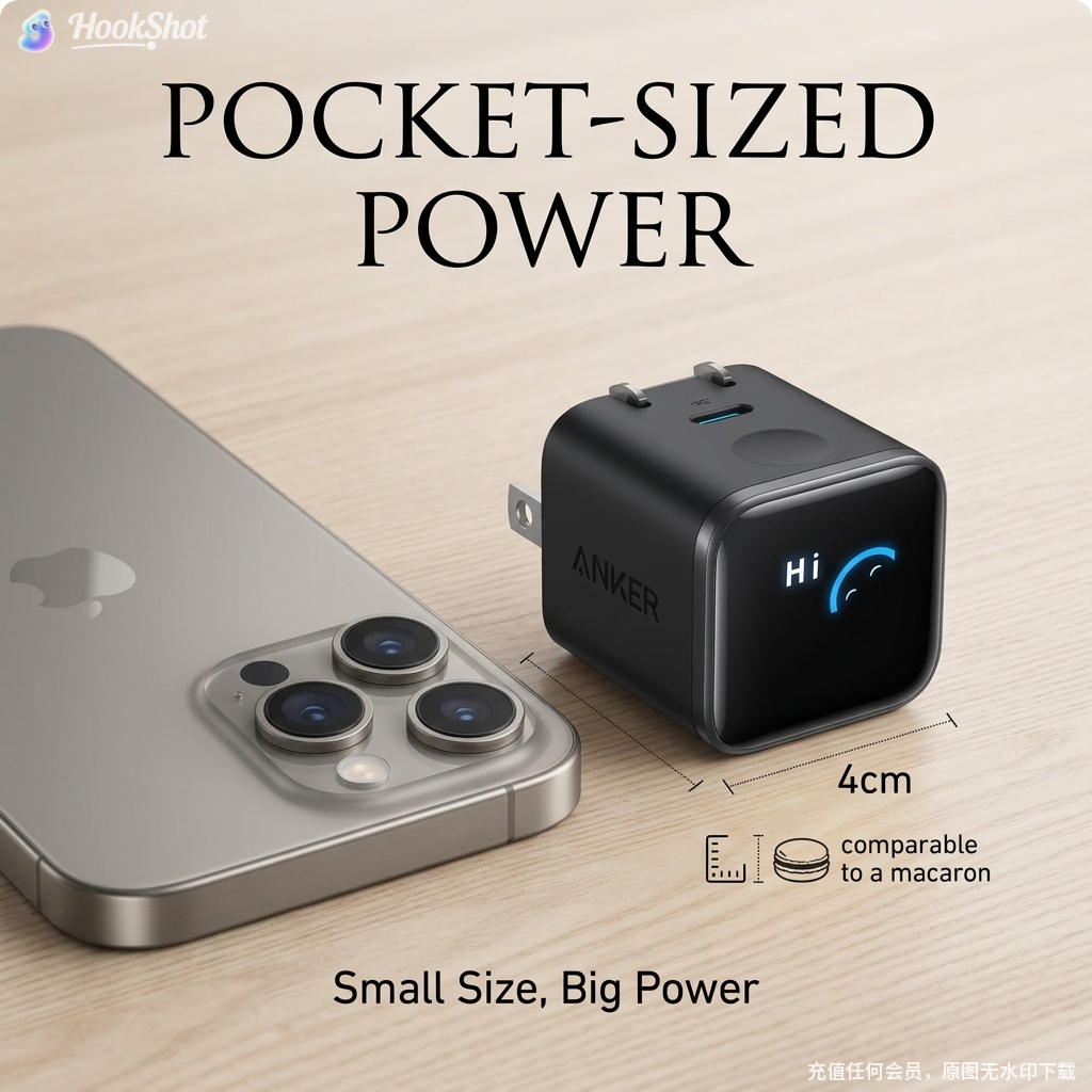 Introducing the Anker Smart Display Charger – where technology meets intuitive design. This isn't just a charger; it's your personal power companion.