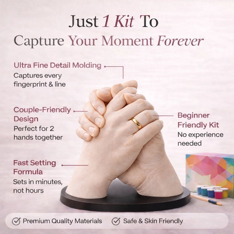 The Hand Casting Kit for Couples