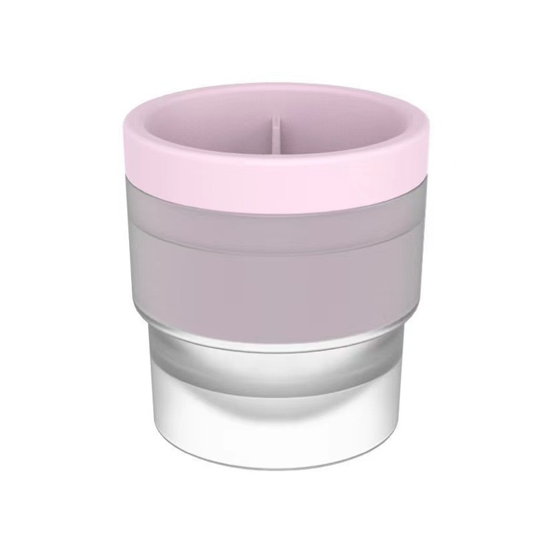 Light pink silicone ice ball mold product view