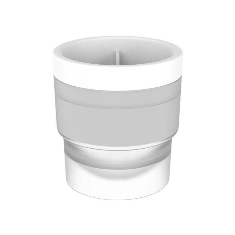 Pure white silicone ice ball mold product view