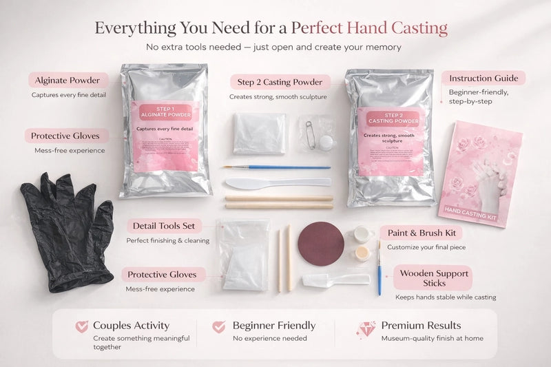 The Hand Casting Kit for Couples