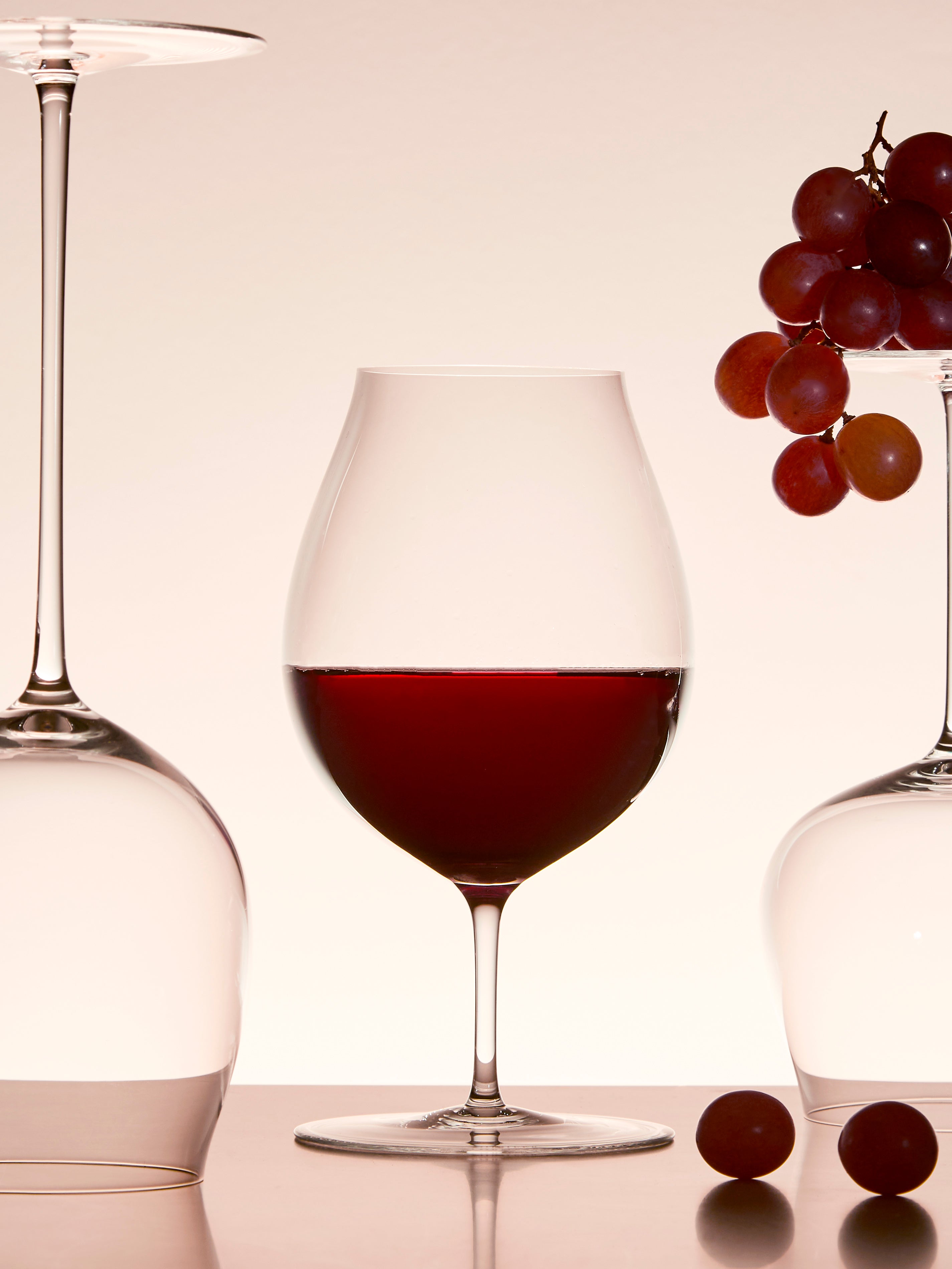 Ballerina Crystal Rich Red Wine Glass