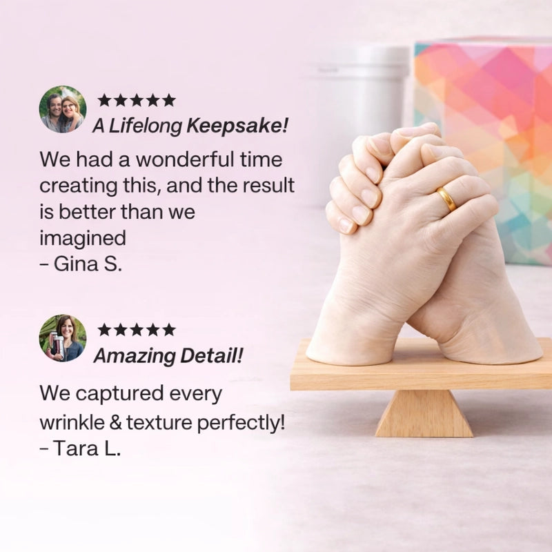 The Hand Casting Kit for Couples