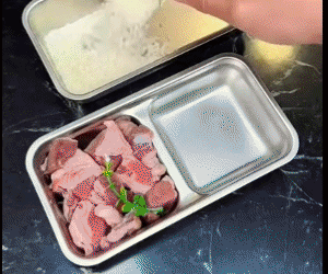 Portable Electric Lunch Box with Double-Layer