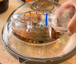 SteamSeal Microwave Lid