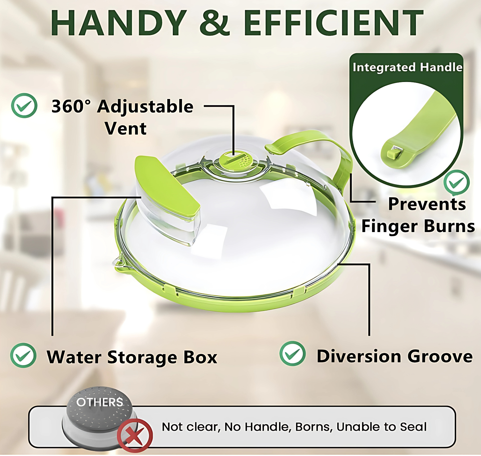 SteamSeal Microwave Lid