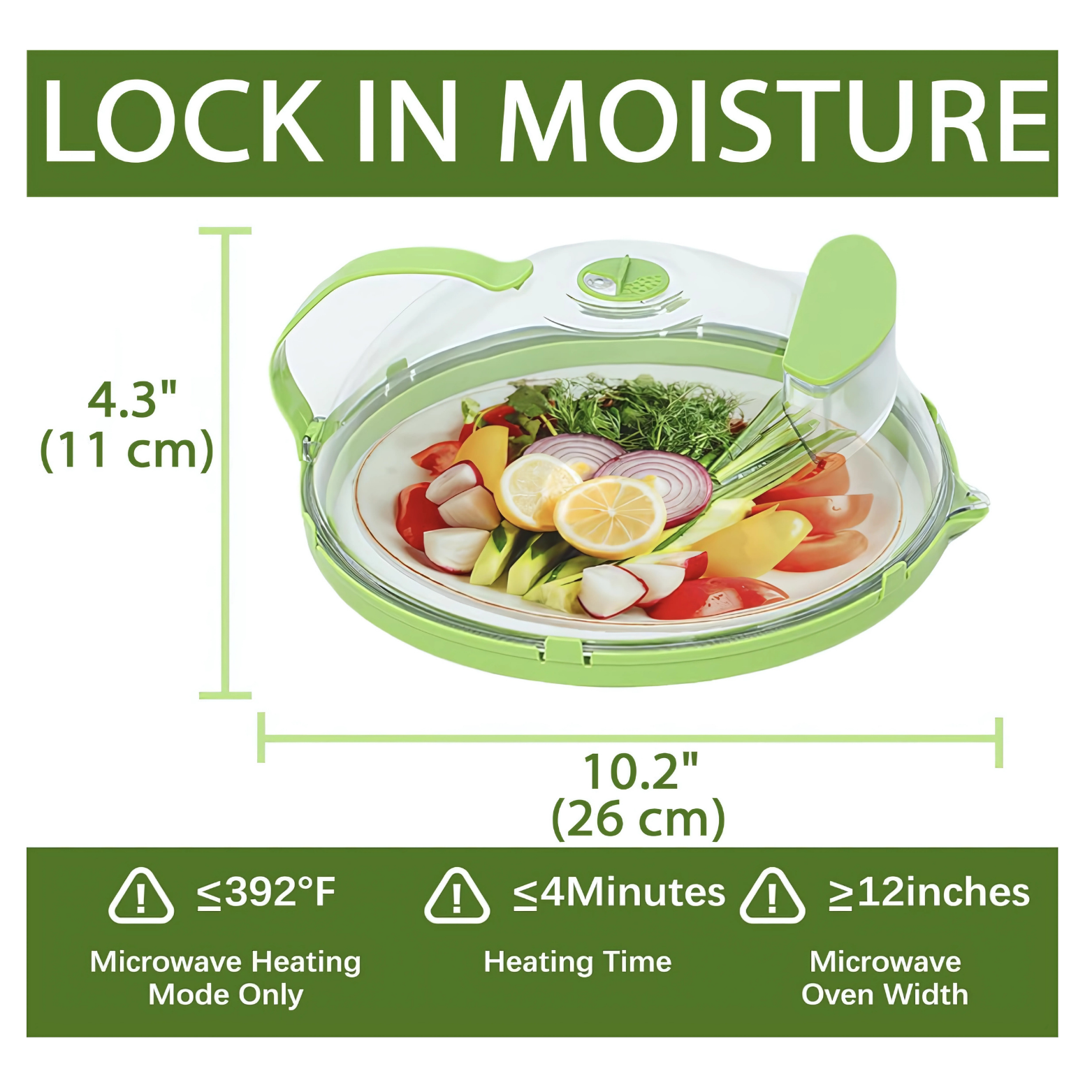 SteamSeal Microwave Lid