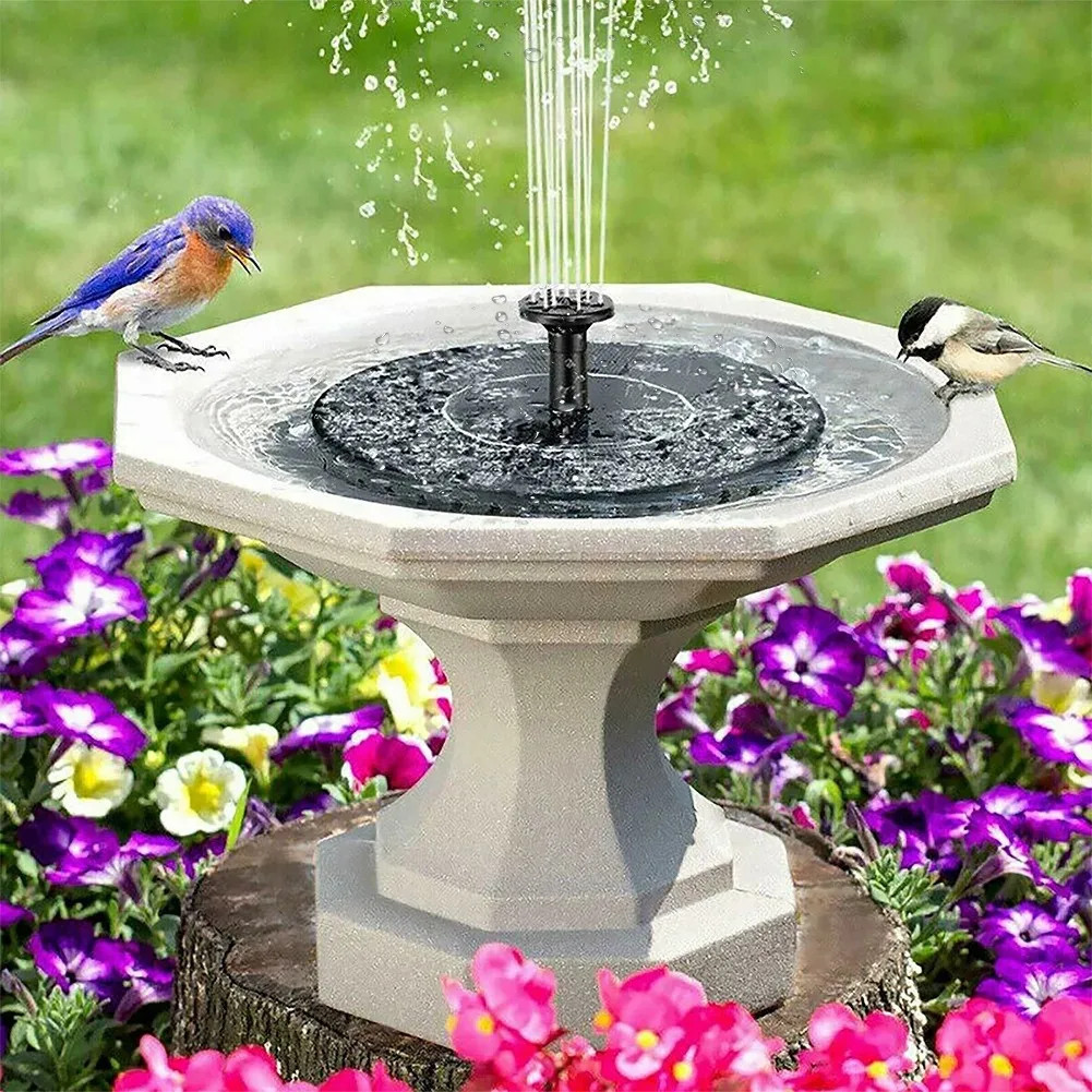 Floating Solar Fountain Pump – 13cm/16cm/18cm for Bird Bath & Pond