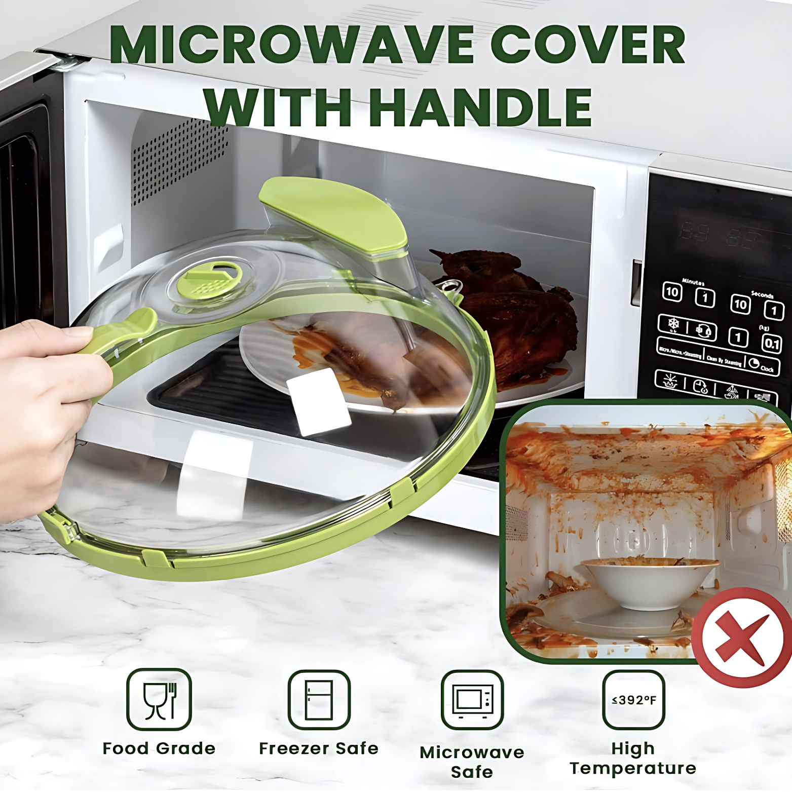 SteamSeal Microwave Lid