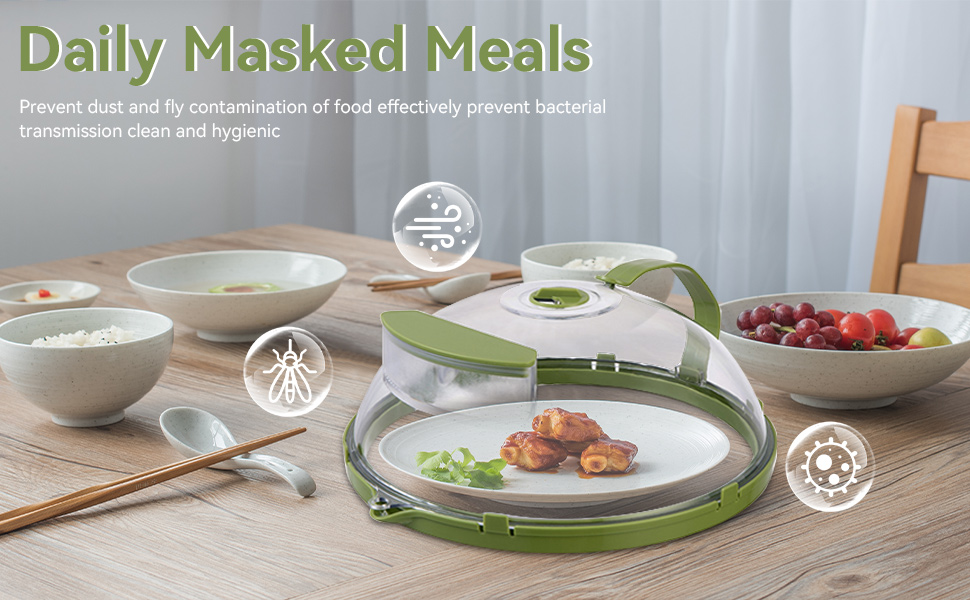 Microwave Splash Guard with Handle