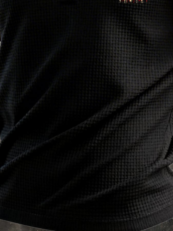 Men's Retro Patriot Patchwork Waffle T-shirt