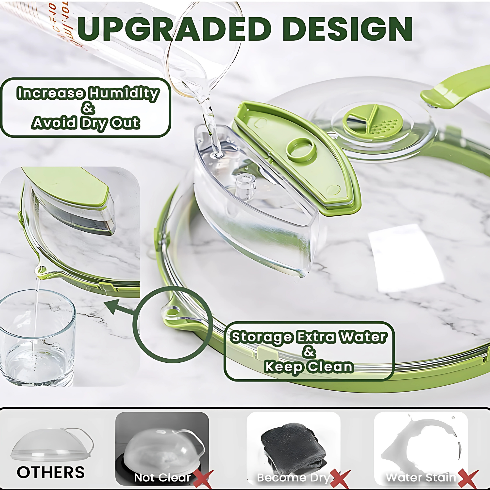 SteamSeal Microwave Lid