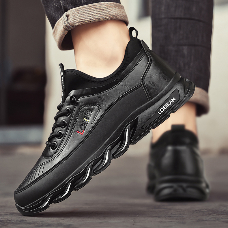 ⏰Limited Time Sale 70% OFF-Men's Casual Fashion Orthopedic Hiking Shoes – Anti-Puncture, Anti-Collision, Non-Slip Arch Support  Leather Outdoor Sports Shoes for All-Terrain Performance