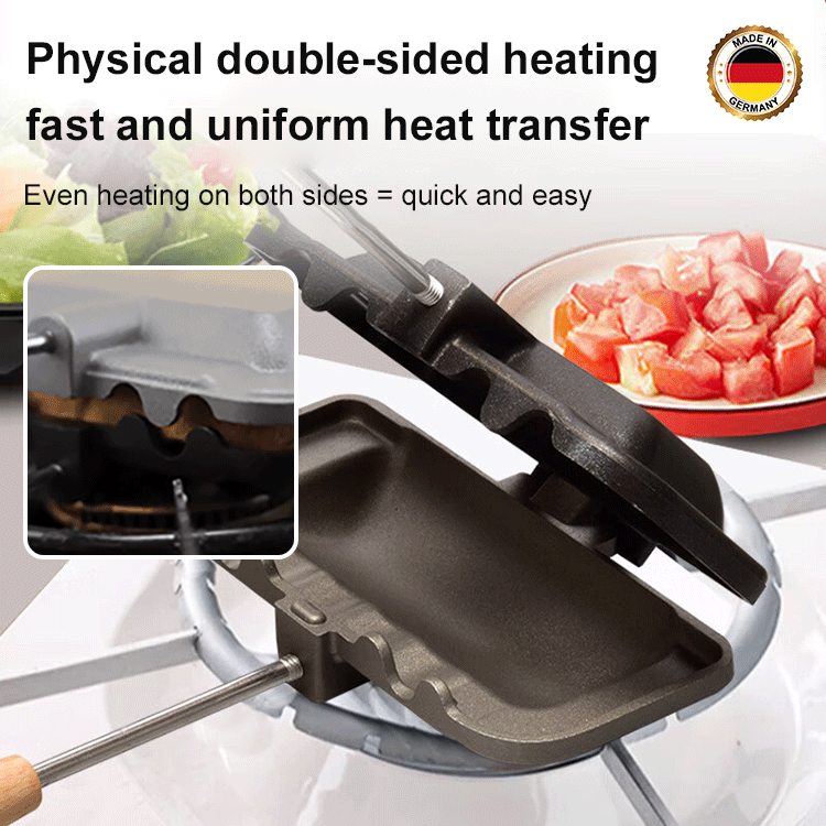Non-stick coating sandwich grill pan
