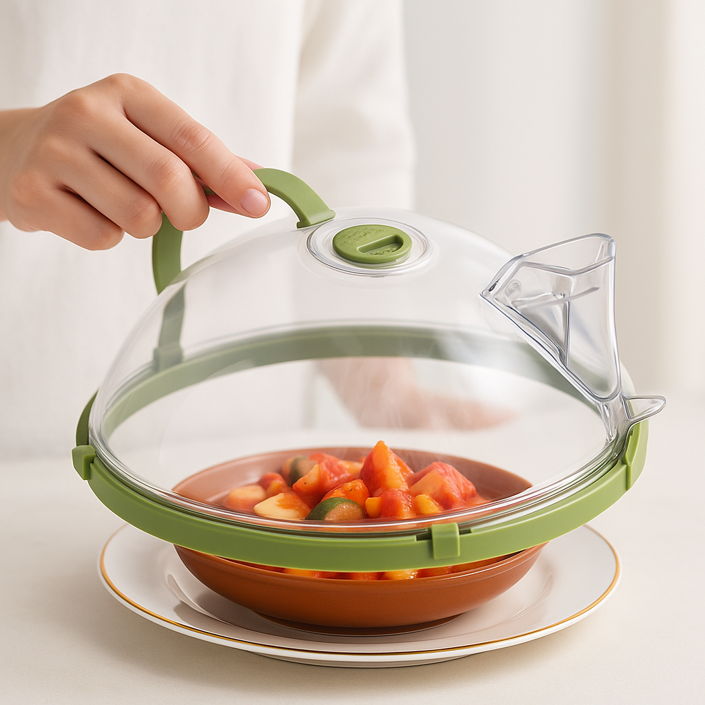 SteamSeal Microwave Lid