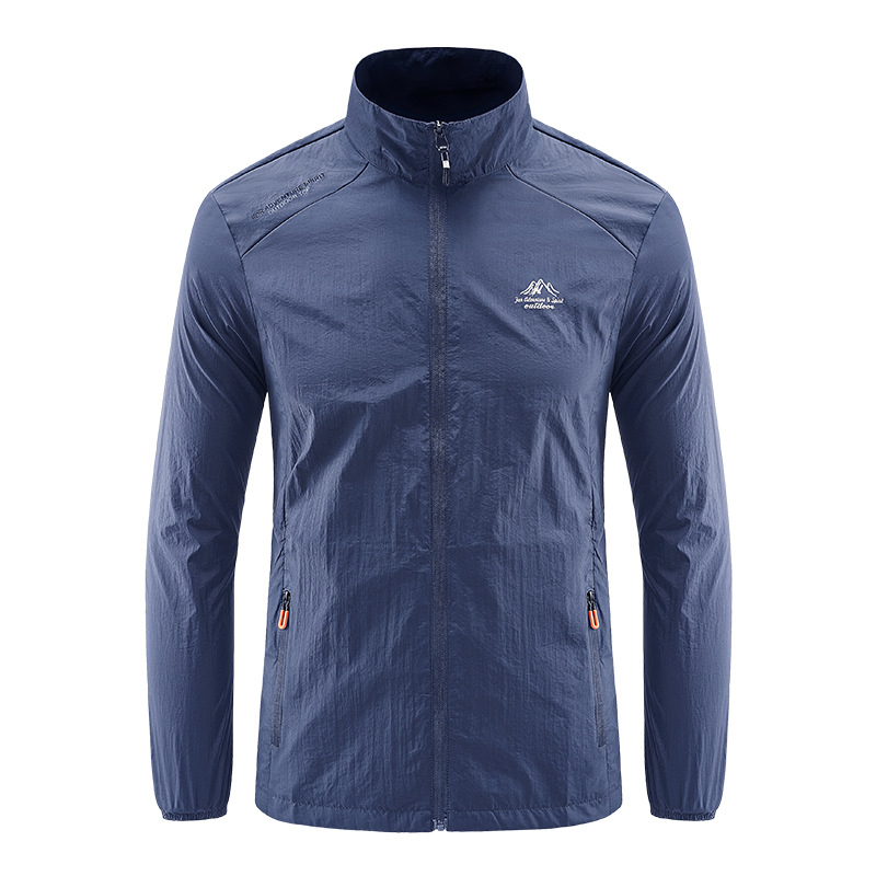 🌿Veste légère décontractée à col montant pour homme / Veste en toile