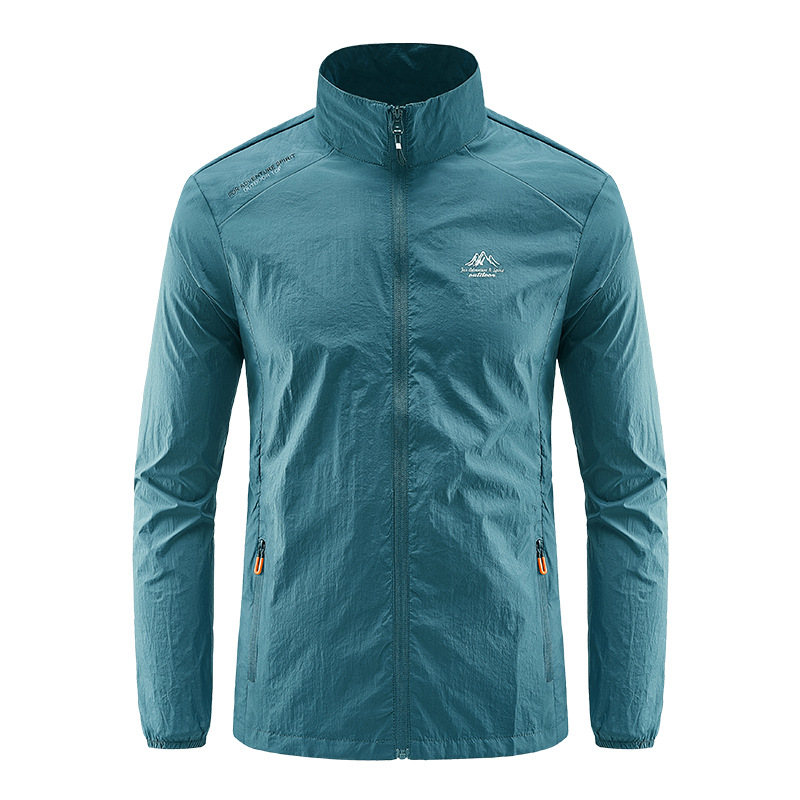 🌿Veste légère décontractée à col montant pour homme / Veste en toile