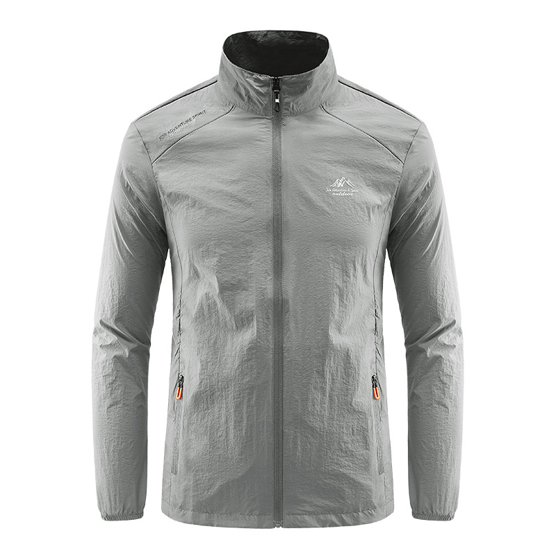 🌿Veste légère décontractée à col montant pour homme / Veste en toile