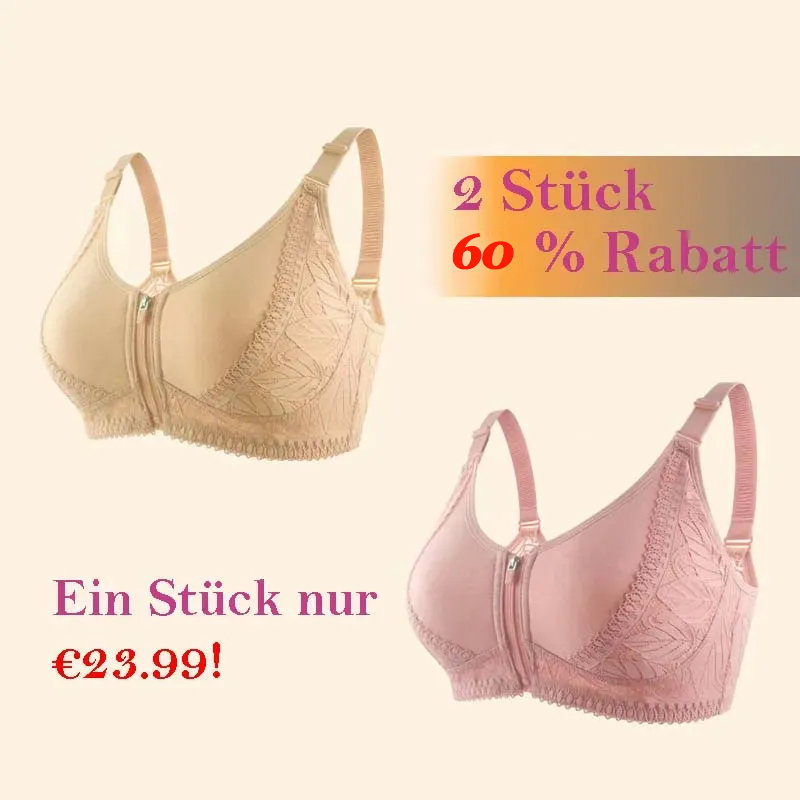 🔥Letzter Tag: 50% Rabatt🔥 - Bügelloser BH mit durchgehendem Reißverschluss und voller Abdeckung-01