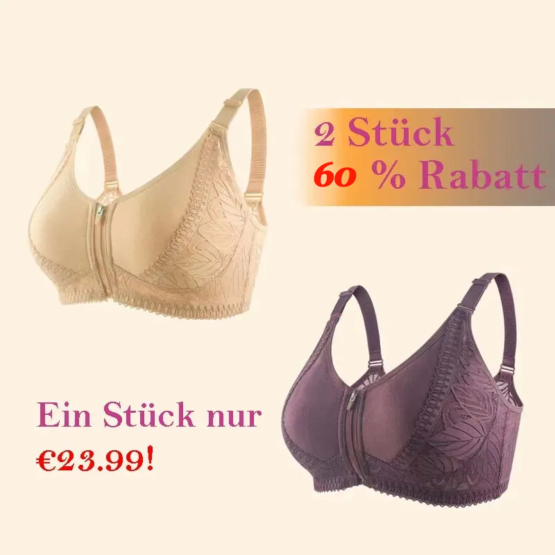 🔥Letzter Tag: 50% Rabatt🔥 - Bügelloser BH mit durchgehendem Reißverschluss und voller Abdeckung-01