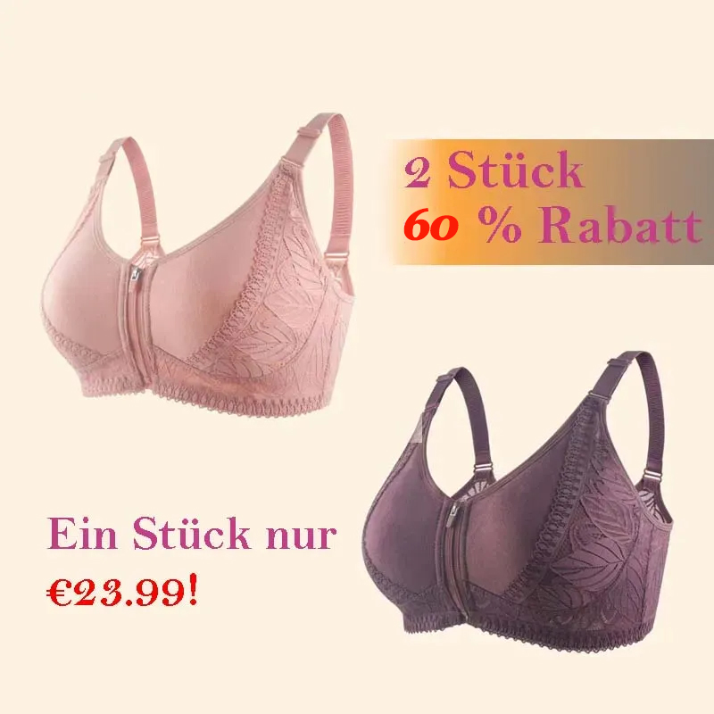 🔥Letzter Tag: 50% Rabatt🔥 - Bügelloser BH mit durchgehendem Reißverschluss und voller Abdeckung-01