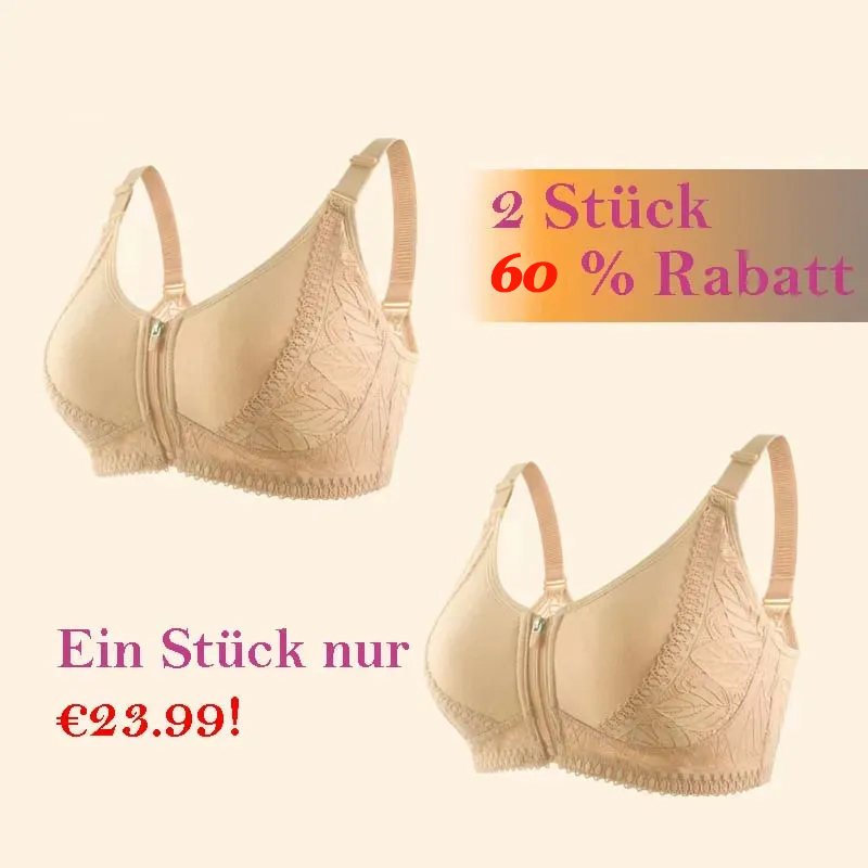 🔥Letzter Tag: 50% Rabatt🔥 - Bügelloser BH mit durchgehendem Reißverschluss und voller Abdeckung-01