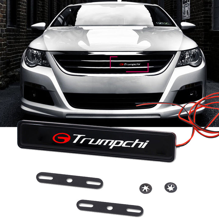 Stylish Atmosphere Car Center Grille LED Logo Light