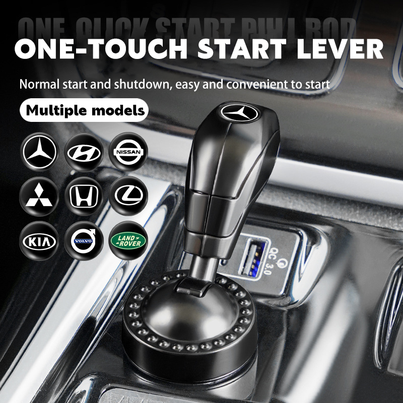 New Car One-button Start Ignition Switch Button Rocker Protection Cover Car Interior Accessories Modification