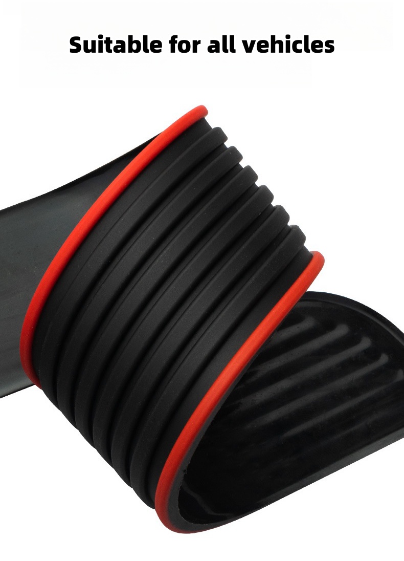 Car silicone door sill protection strip (with special car logo)
