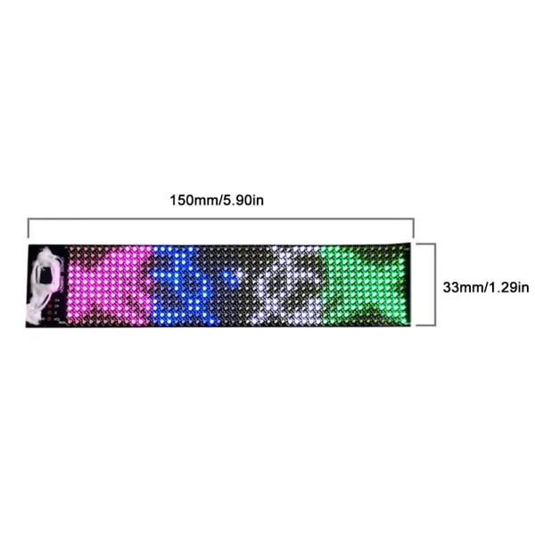 Mini LED Display Sign With Multi-languages App Control