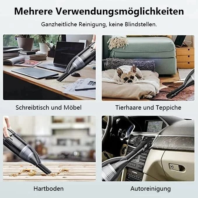 🔥Letzter Tag Promotion 49% Rabatt - Leistungsstarker kabelloser Autostaubsauger