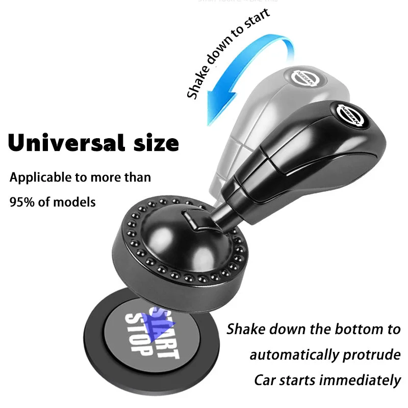 New Car One-button Start Ignition Switch Button Rocker Protection Cover Car Interior Accessories Modification