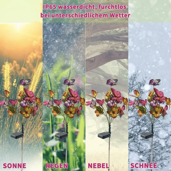 🔥Heißer Verkauf 49 % RABATT🦋💐Solar-Schmetterlingslichter für den Außenbereich