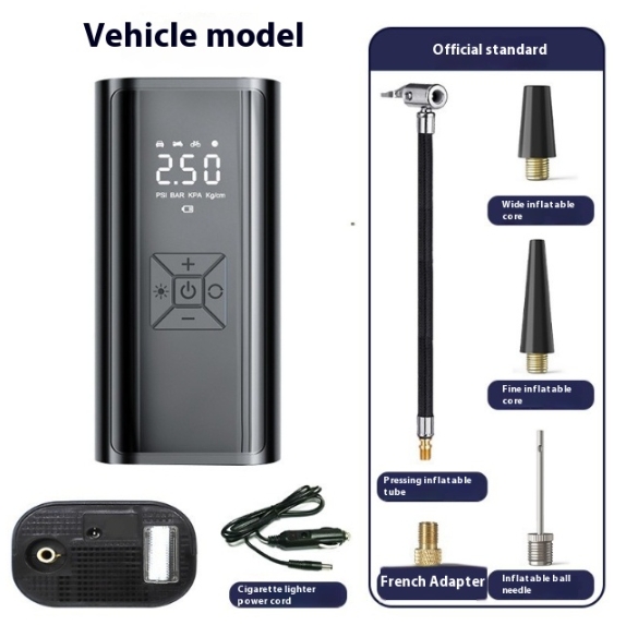 Portable Air Compressor for Car Tires Fast Air Pump Tire Inflator Accurate Pressure Air Pump for Motorcycle Bicycle Ball