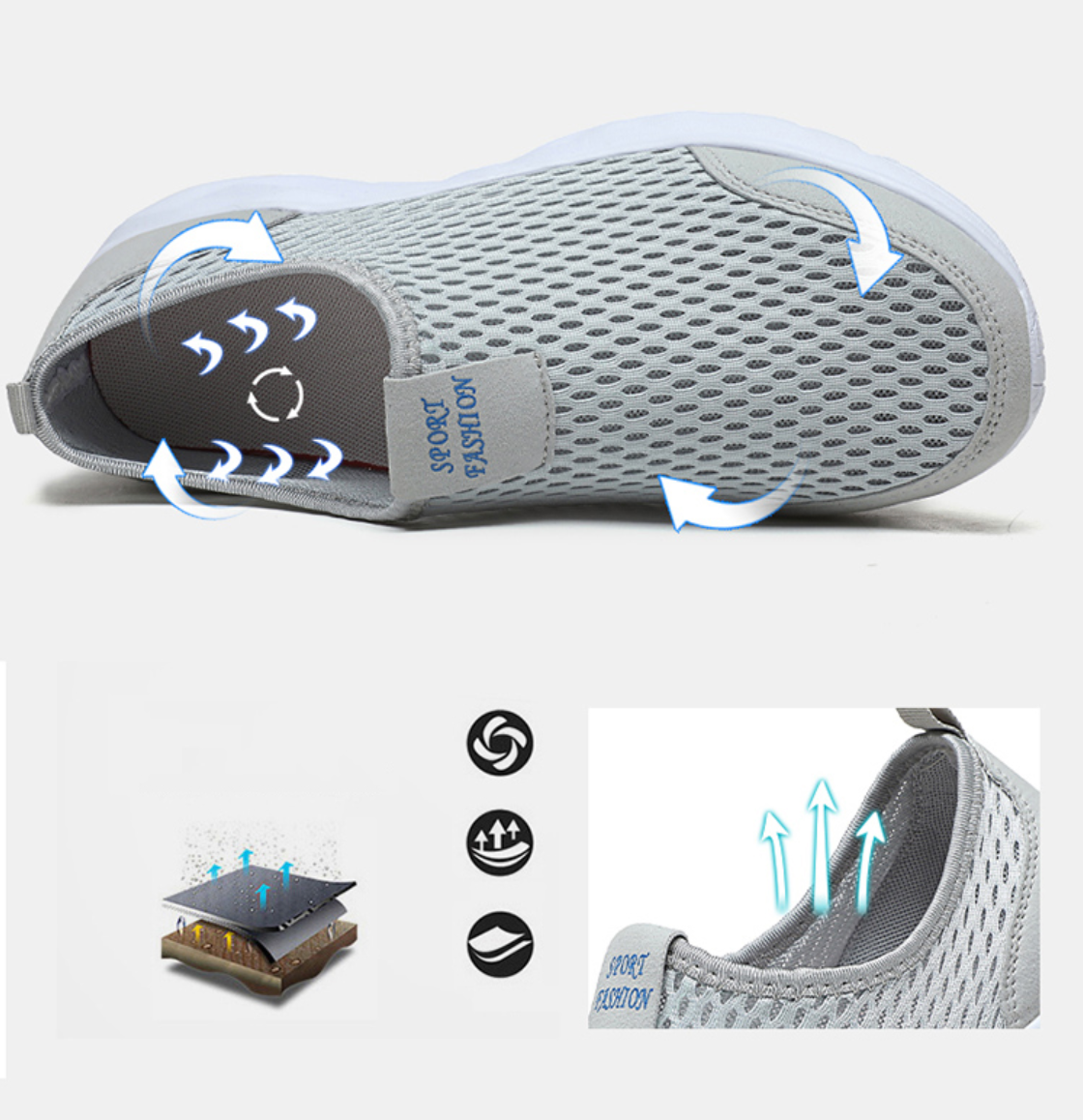 atmungsaktive Schuhe