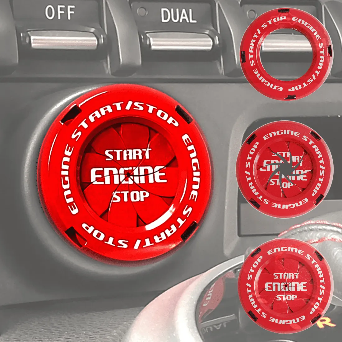 Car Push Start Button Cover