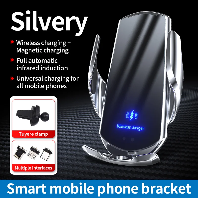 🔥HOT SALE🔥Car Logo Customized Mobile Phone Holder For Wireless Charging In The Car