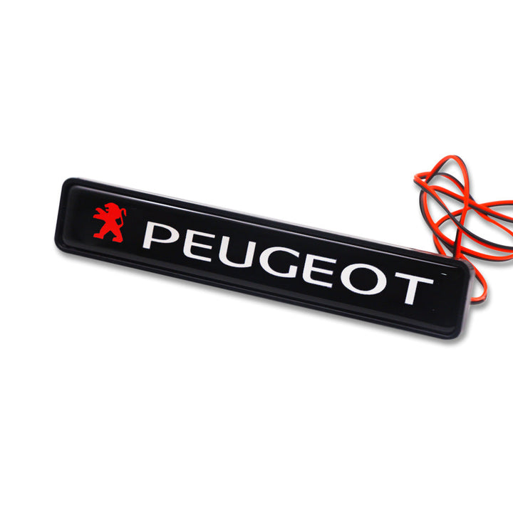 Stylish Atmosphere Car Center Grille LED Logo Light