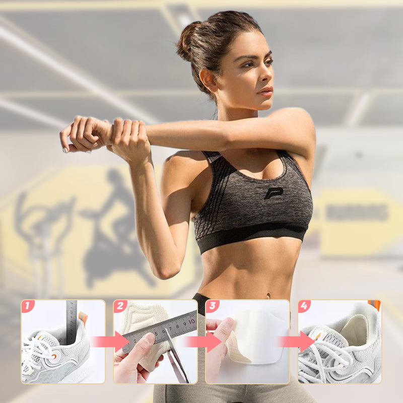 Monitoiminen itsekiinnittyvä kantapäälaastari lenkkareihin