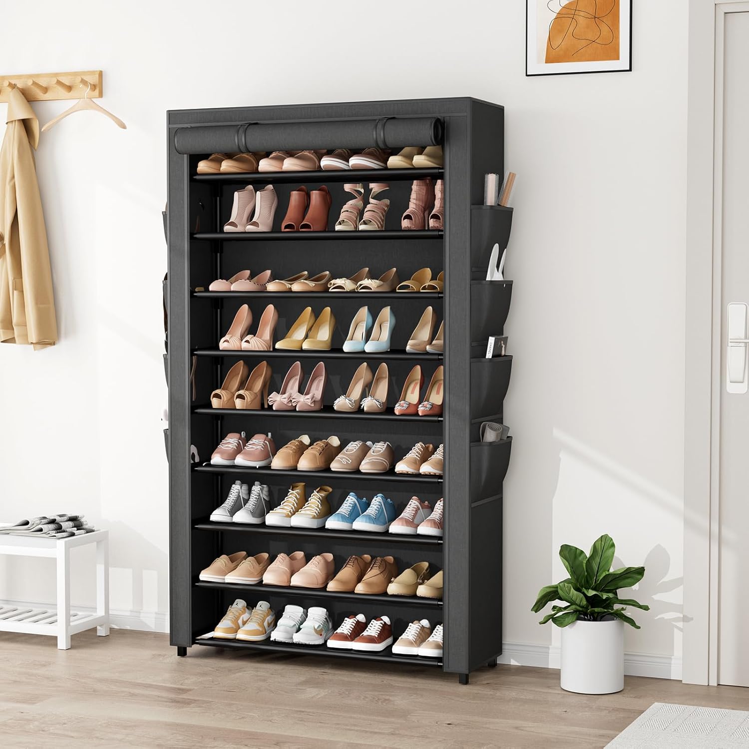 Shoe Rack with Cover