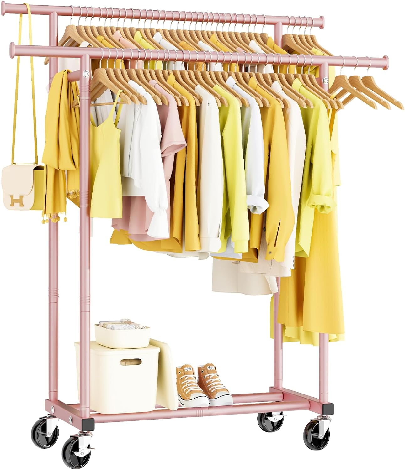 Double Rods Clothes Rack