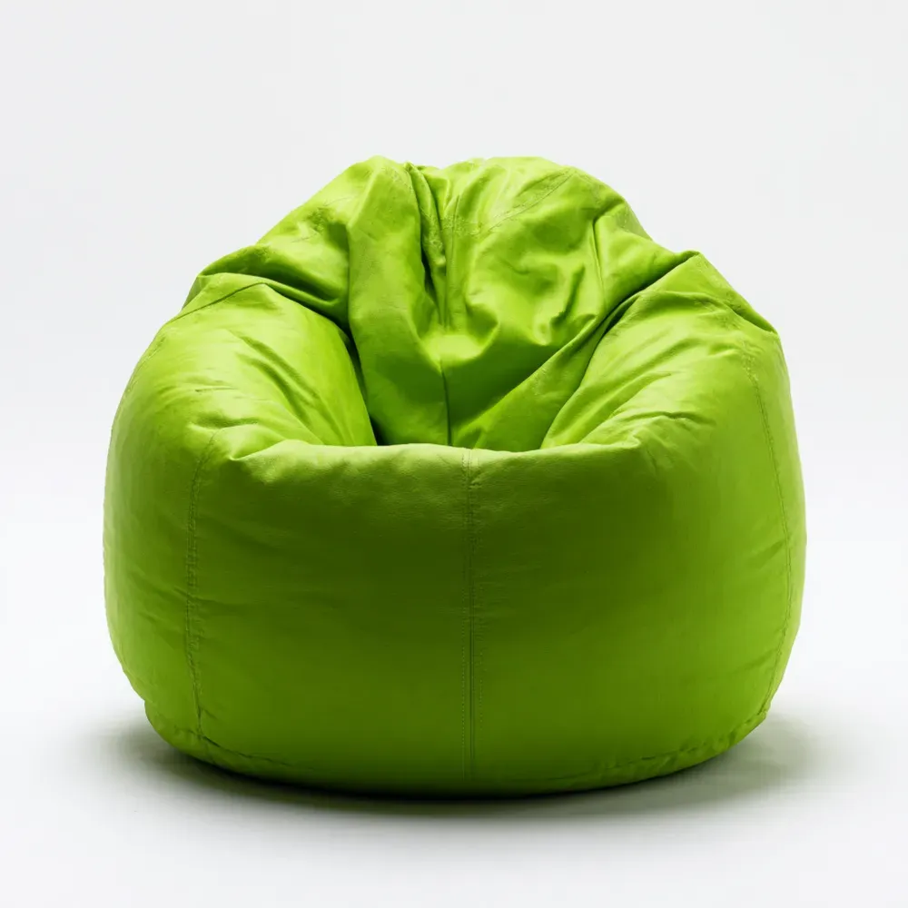Sillón Puf Tela 85x85x85 cm – Verde – Diseño Moderno