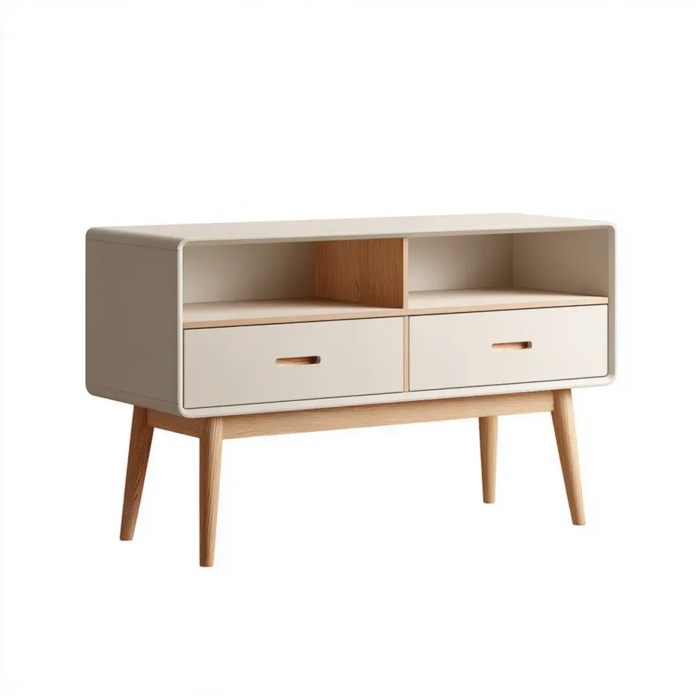 Mueble para TV 100x40x50 cm Madera Blanco