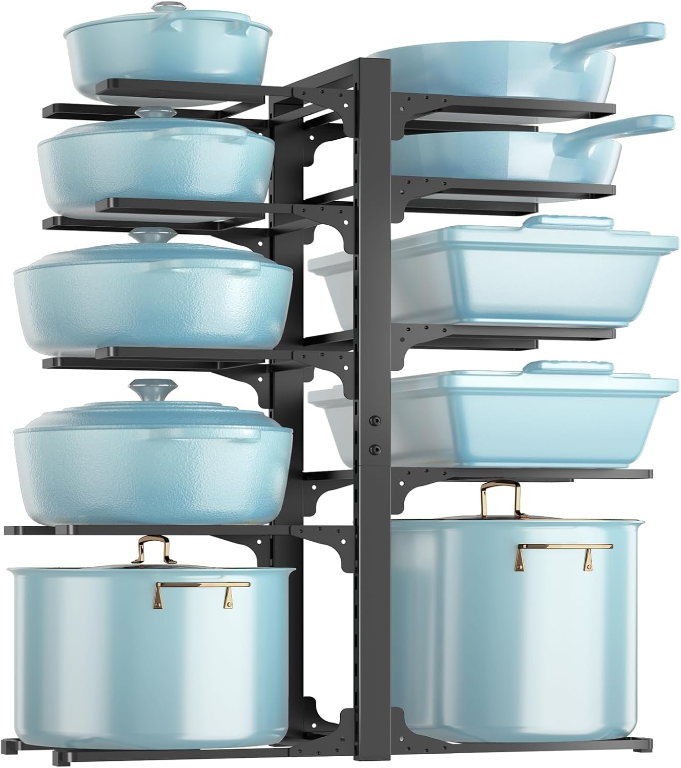 Heavy Duty Pots and Pans Organizer under Cabinet