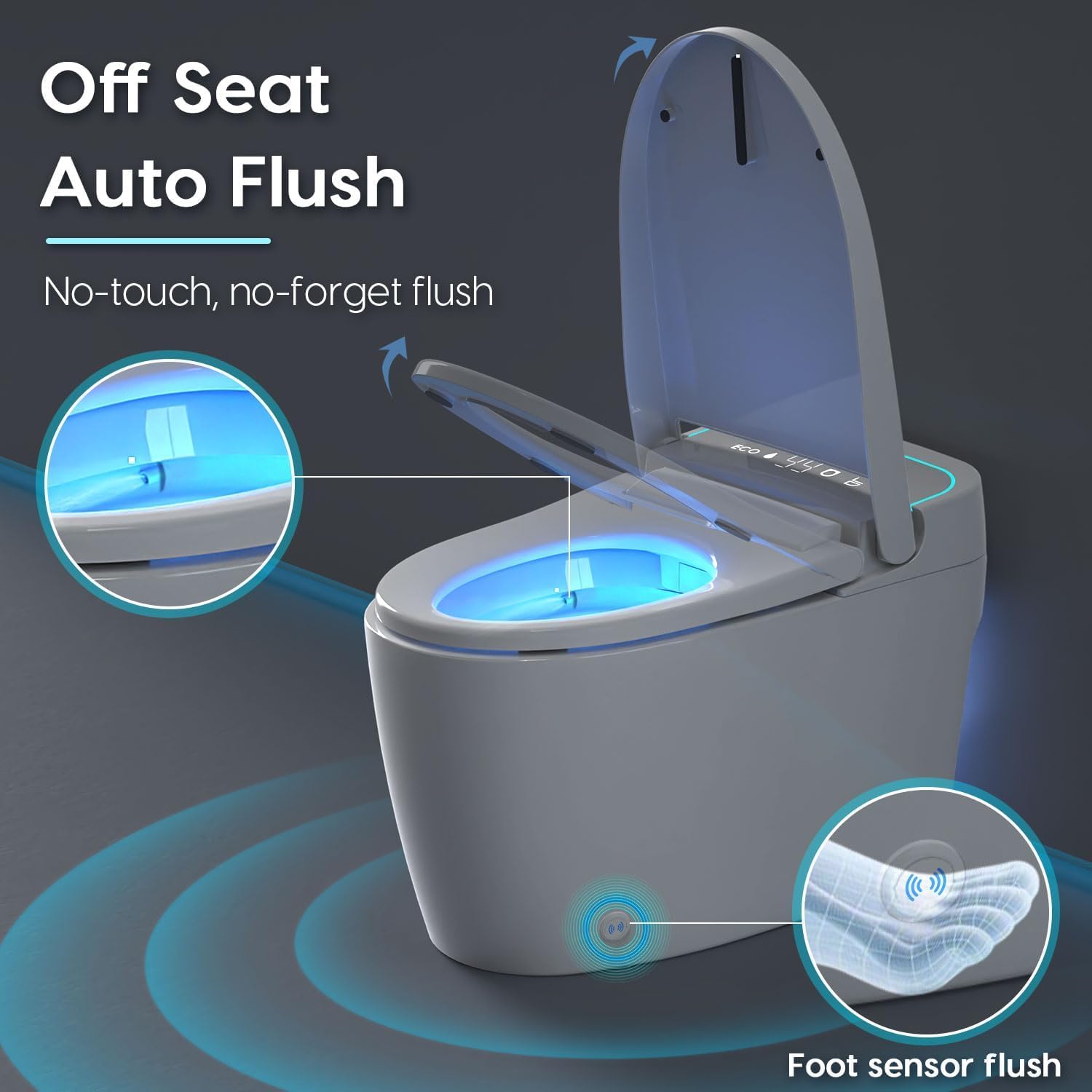Smart Toilet Auto Flush