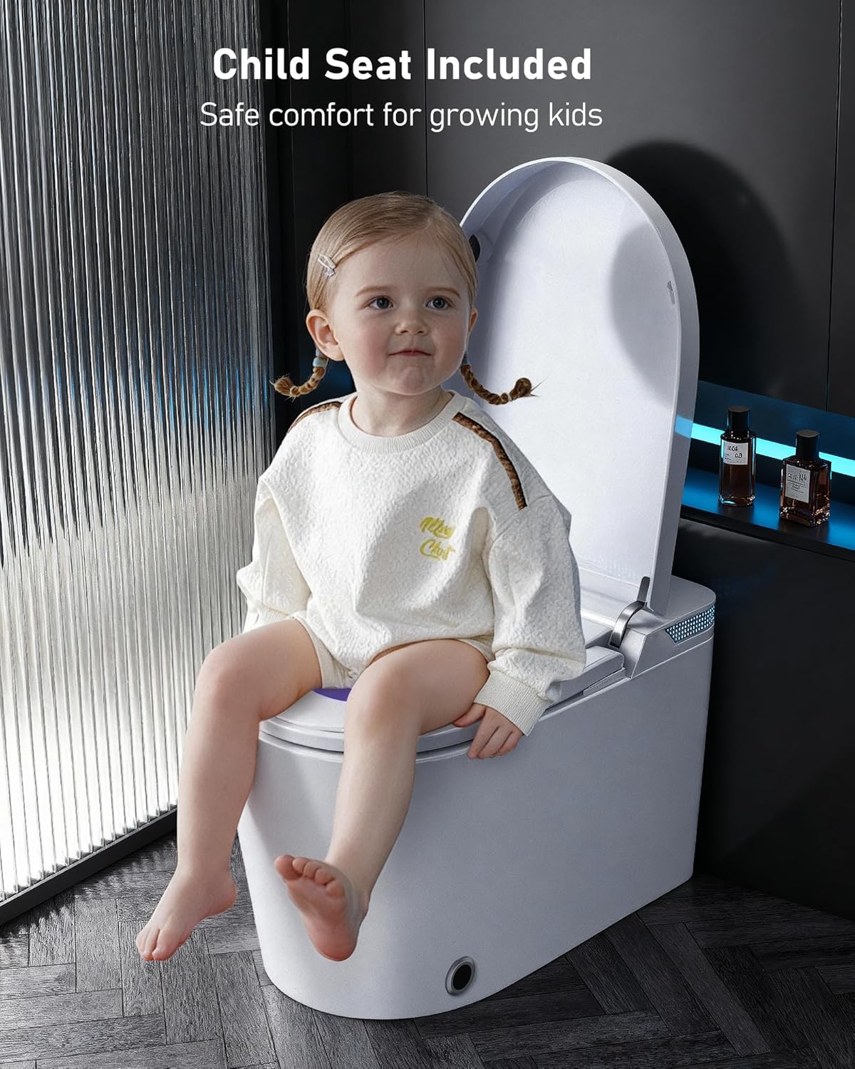 Smart Toilet with Bidet Built-in