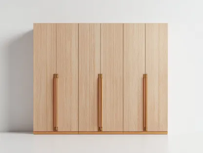 Armario de dormitorio madera maciza 180x60x200 cm-madera natural-diseño moderno para almacenamiento-Havengoly