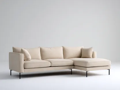 Sofá rinconero Tela 265x170x85 cm-Beige-Estilo Contemporáneo-Havengoly