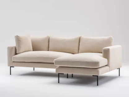 Sofá rinconero Tela 260x165x85 cm-Beige-Estilo Contemporáneo-Havengoly