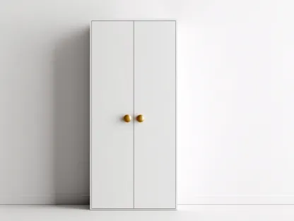 Armario de Madera con Dos Puertas 100x50x200 cm-Blanco-Estilo Moderno-Havengoly